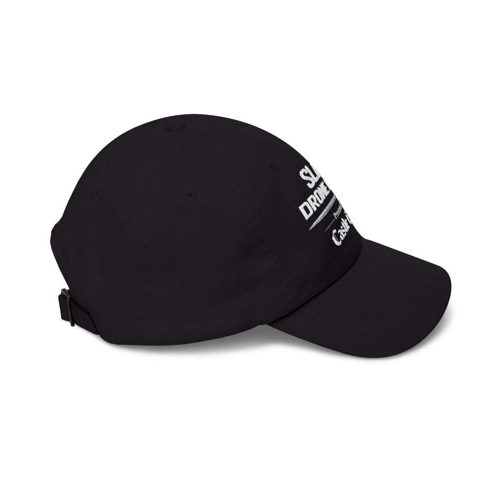 Classic Dad Cap — Sloss Drone Derby Presented by Castle Crash Society Baseball Hat - White Logo