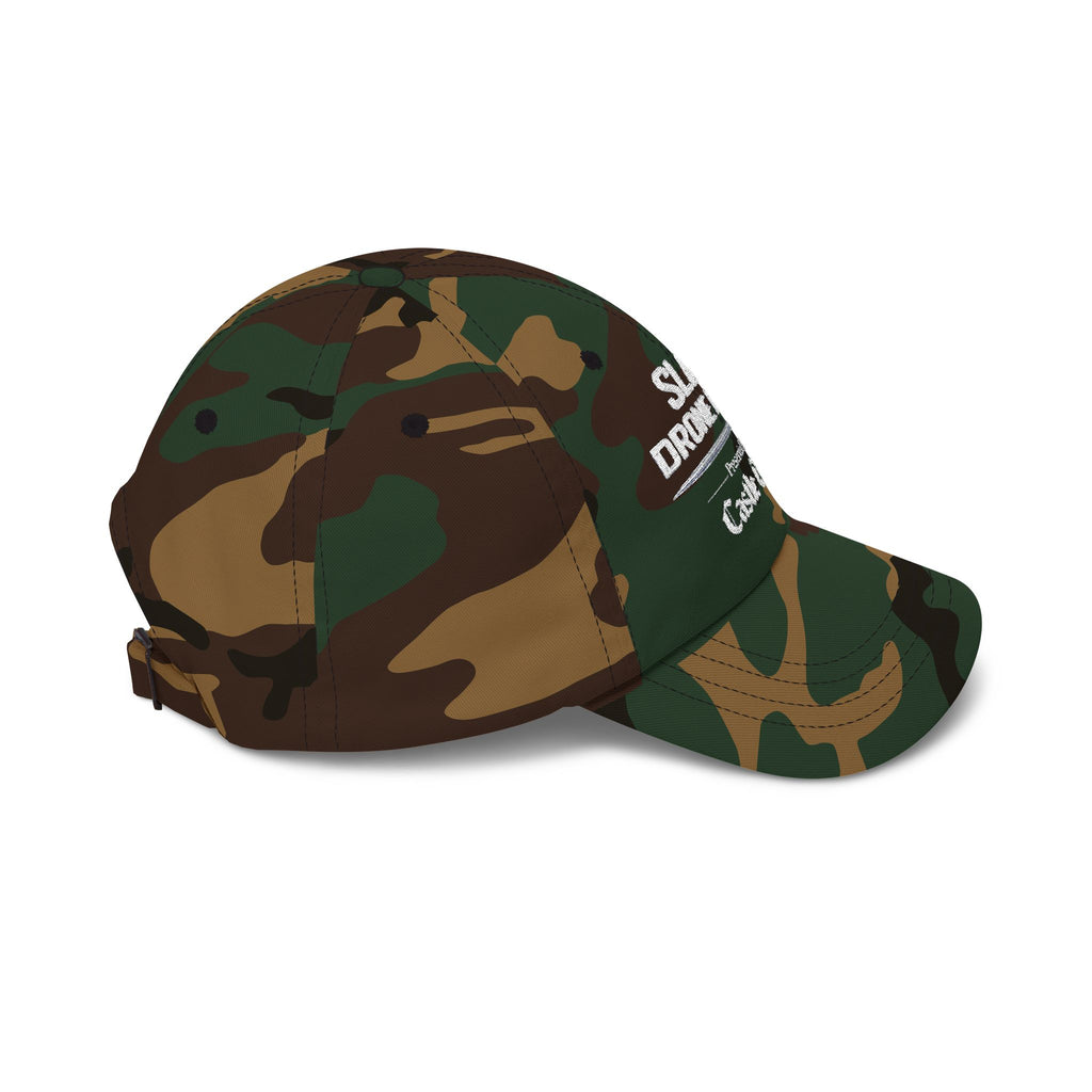 Classic Dad Cap — Sloss Drone Derby Presented by Castle Crash Society Baseball Hat - White Logo