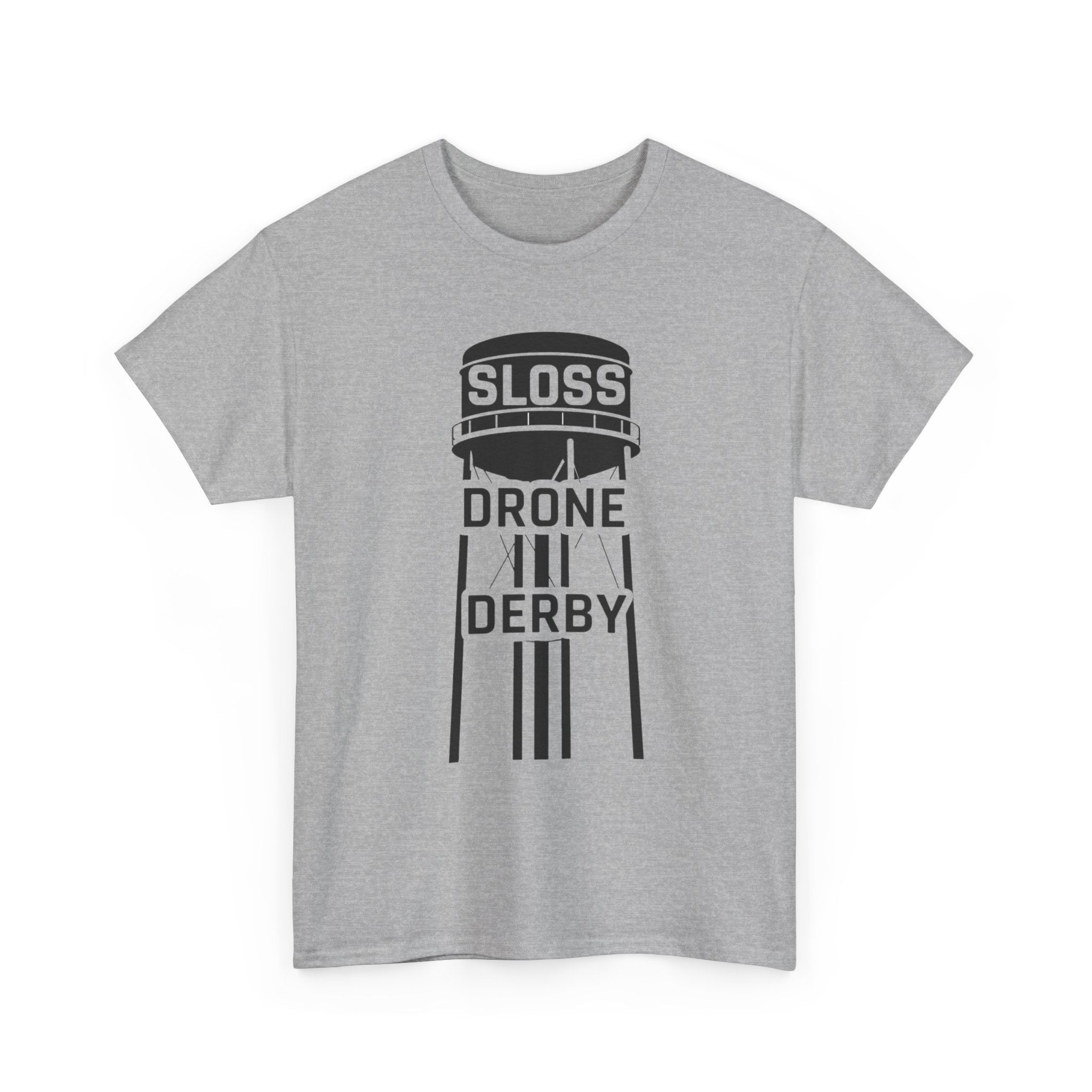 Sloss Drone Derby T‑Shirt — Water Tower Logo Tee