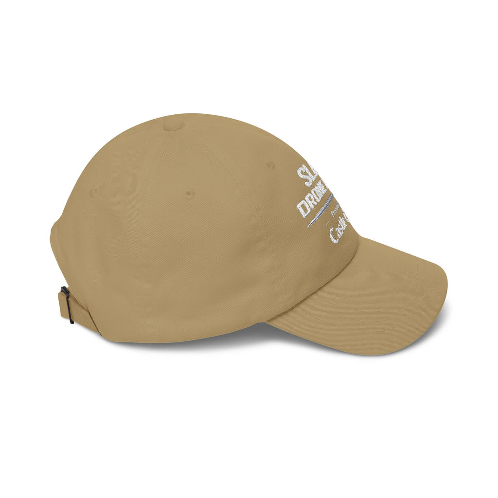 Classic Dad Cap — Sloss Drone Derby Presented by Castle Crash Society Baseball Hat - White Logo