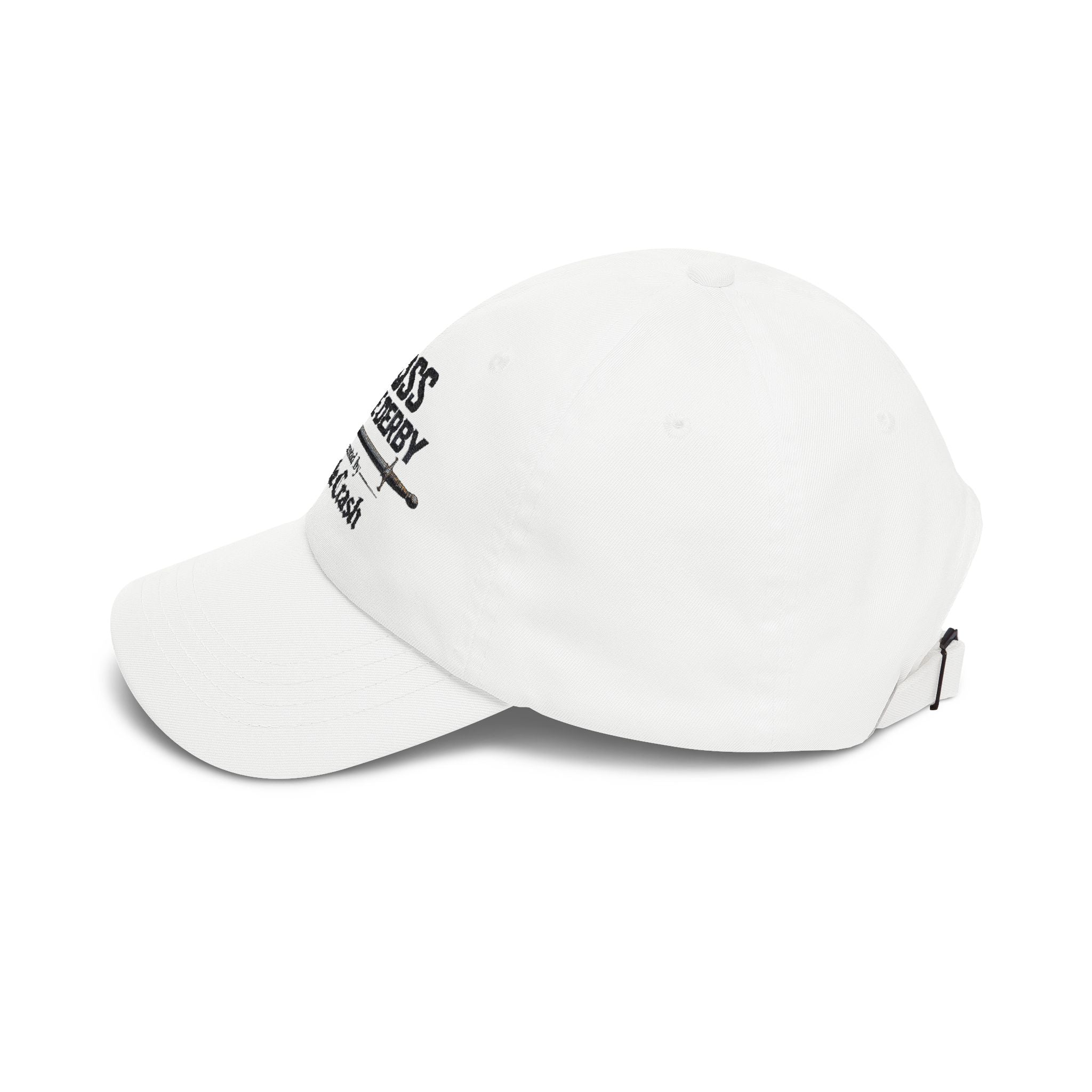 Classic Dad Cap — Black Logo - Sloss Drone Derby Presented by Castle Crash Society Baseball Hat