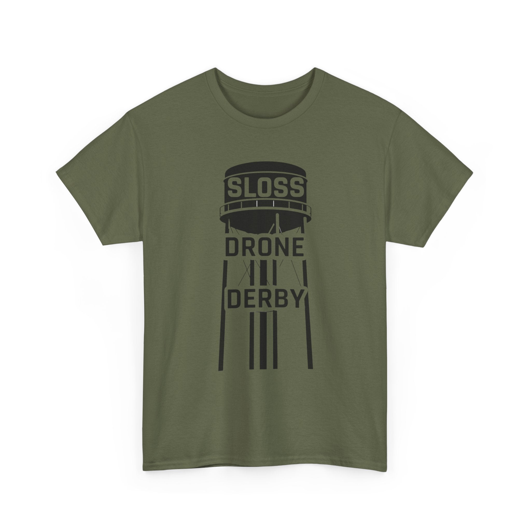Sloss Drone Derby T‑Shirt — Water Tower Logo Tee