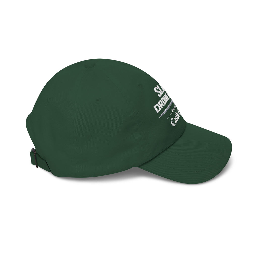 Classic Dad Cap — Sloss Drone Derby Presented by Castle Crash Society Baseball Hat - White Logo